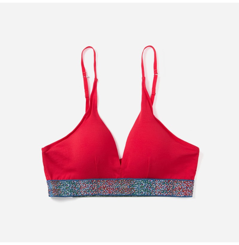 Modal Air Soft Bra (Red)