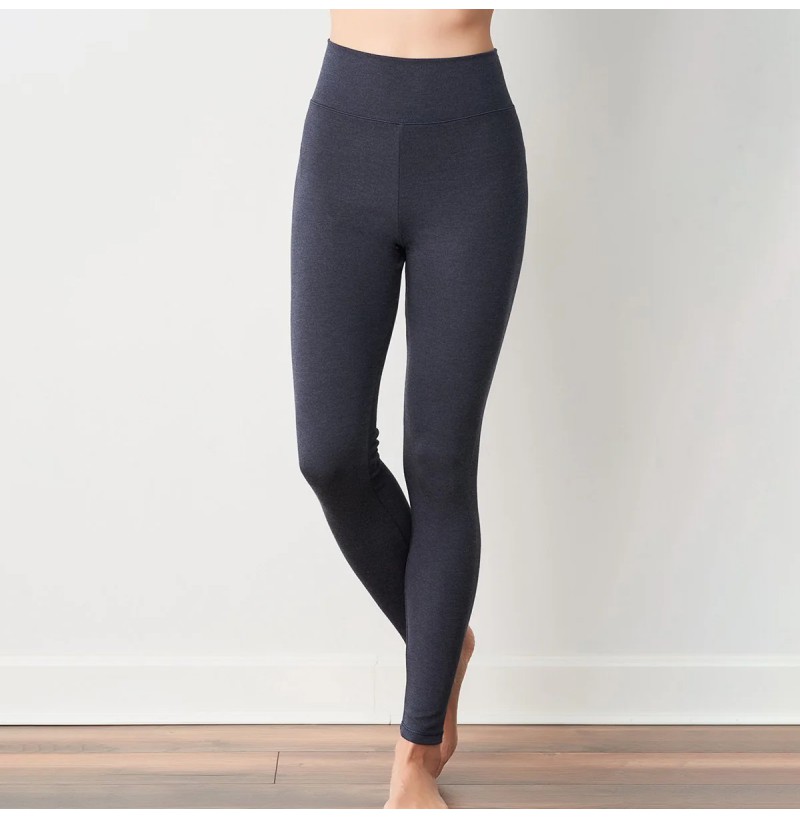 Superwarm High Waist Thermal Leggings - Coal