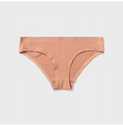 Modal Silk Seamless Bonded Panty - Caramel