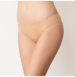 Modal Silk Seamless Bonded Panty - Caramel