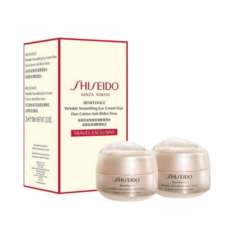 Shiseido Wrinkle Smoothing Eye Cream Duo 15ml/0.5oz*2