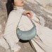 Crescent Moon Bag - Ash Blue