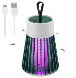 Electric Mosquito Killer Lamp Portable LED Light Trap Fly Bug Insect Zapper Lamp