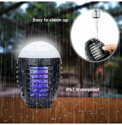 Electric UV Insect Killer Mosquito Fly Catcher Trap LED Lamp 2in1 Bug USB