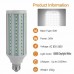 LED Corn Light Bulb 6000K Cool Daylight White Super Bright E26 450W