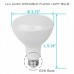 Pack LED BR30 Flood Light Bulbs,15w (100w Equivalent),5000K