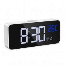 Alarm Clock USB Night Light Thermometer Digital LED Display Table Children Gifts