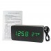 Electronic Digital Wooden Alarm Clock / Temperature/ Date Display