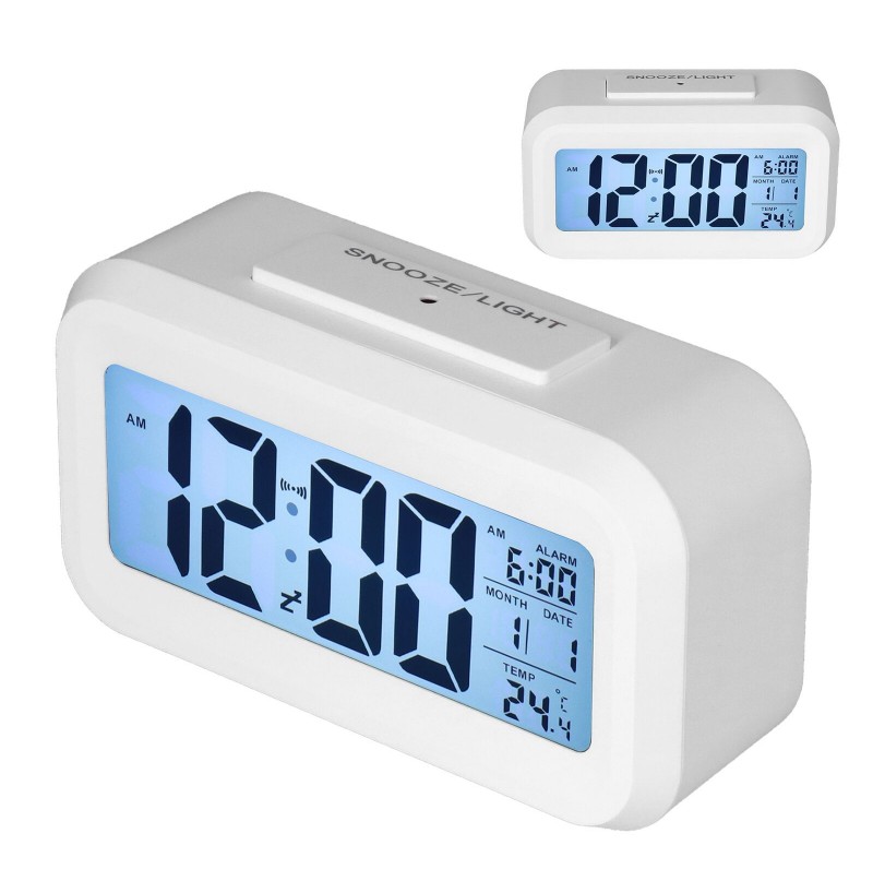 Digital Clock Photosensitive Digital Alarm Clock For Office For Bedroom For Home