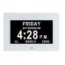 7 "Inch Digital Clock Calendar with Date Day Reminder 12H 24H 2 Modes 1024x600