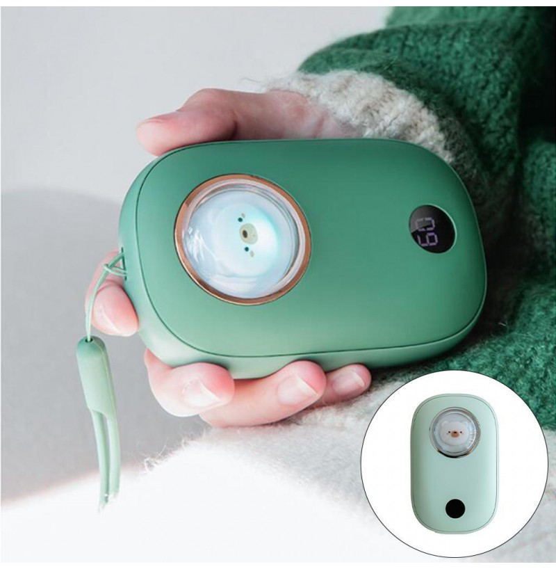 Charging Hand Warmer 10000mAh USB Heater Power Bank Electric Pocket Heater