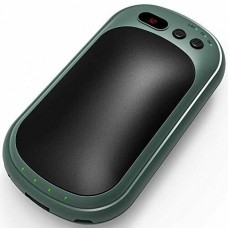 Hand Warmers Rechargeable, Electric Hand Warmer 10000mAh Power Bank Dark Green