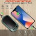 Hand Warmers Rechargeable, Electric Hand Warmer 10000mAh Power Bank Dark Green