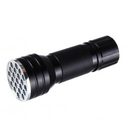 21 LED UV Torch 395nm Ultraviolet Flashlight Black light Pet Stain Detector