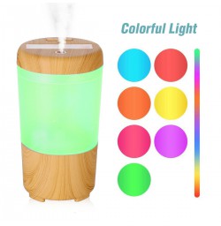 Portable USB LED Mini Home Car Humidifier Aroma Diffuser Mist Oil Air Purifier