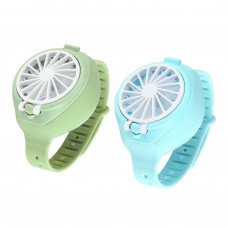 2 Pcs Kids Fan Watch Mute Personal Mini Summer Fan Toys 4W USB Rechargeable