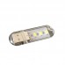 LED USB Notebook Lamp Reading Light Laptop Computer Pc Mini Night Gadget Bulb (Transparent)