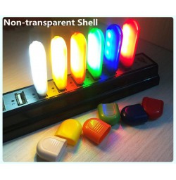 LED USB Notebook Lamp Reading Light Laptop Computer Pc Mini Night Gadget Bulb (Non-Transparent)